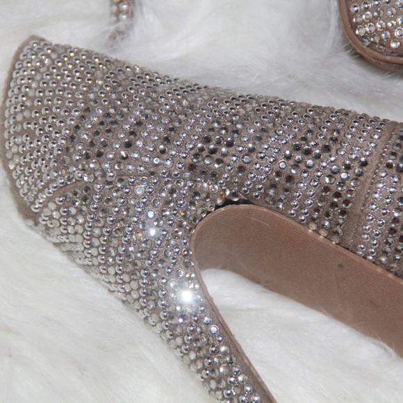 Steve Madden Pewter DYVINAL Platform Pumps Shoes 7 - Picture 3 of 7